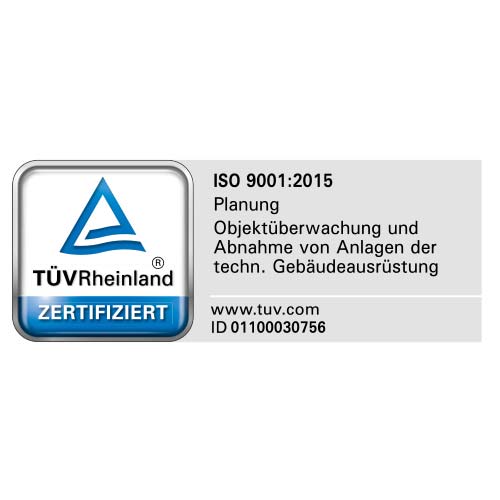 TÜV Rheinland Zertifikat ISO 9001 - rauschenberg ingenieure